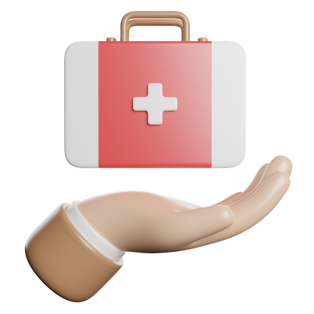 의료용 상자  3D Icon