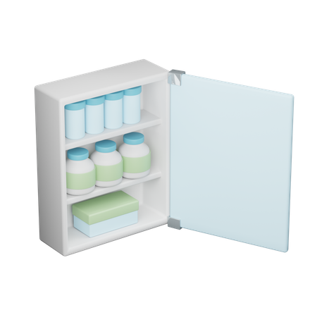 Medical Cabinet  3D Icon