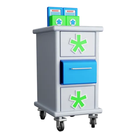 Medical Cabinet  3D Icon