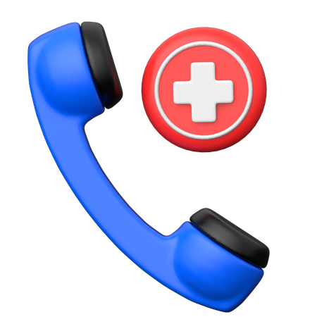 Medical call  3D Icon