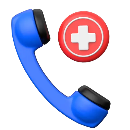 Medical call  3D Icon