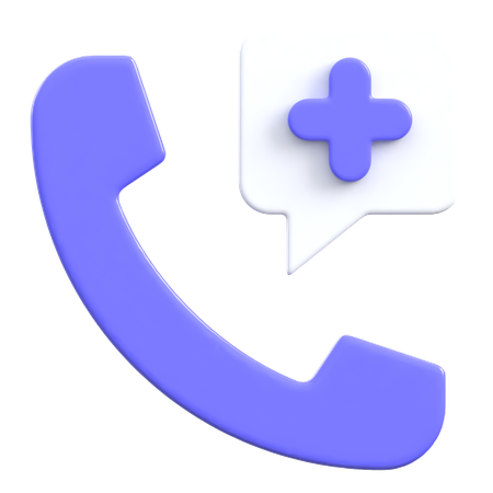 Medical Call  3D Icon