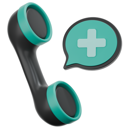 Medical Call  3D Icon