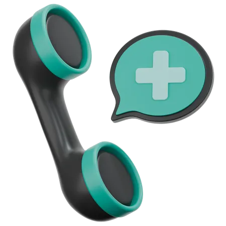 Medical Call  3D Icon