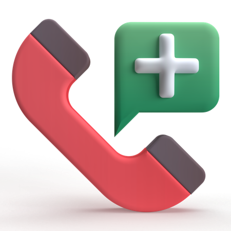 Medical Call  3D Icon