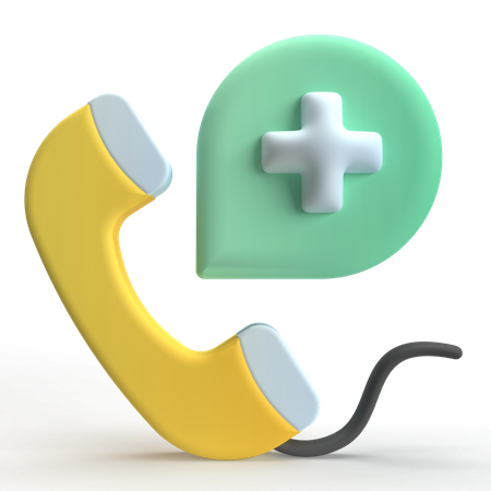 Medical Call  3D Icon