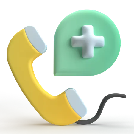 Medical Call  3D Icon