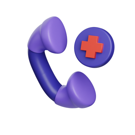 Medical Call  3D Icon