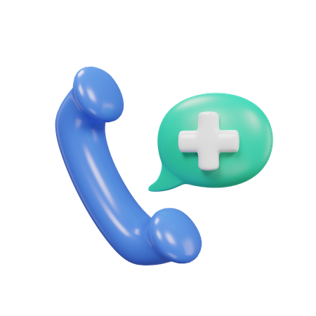 Medical Call  3D Icon