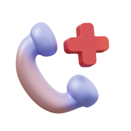 Medical Call  3D Icon