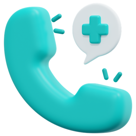 Medical Call  3D Icon