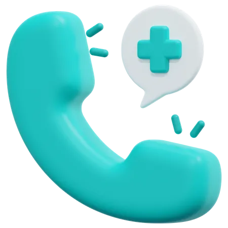 Medical Call  3D Icon