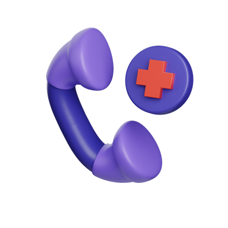 Medical Call  3D Icon