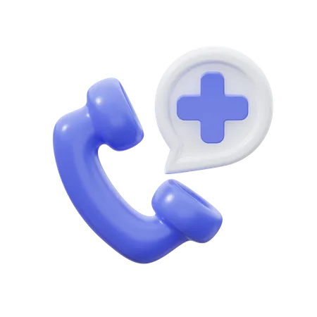 Medical Call  3D Icon