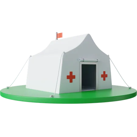 Medical Camp  3D Icon
