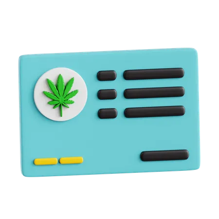 Medical Card  3D Icon