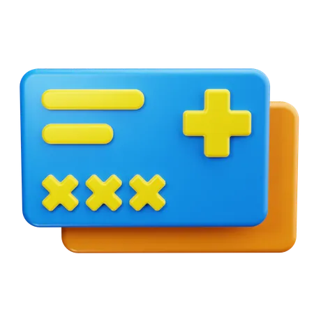 Medical Card  3D Icon