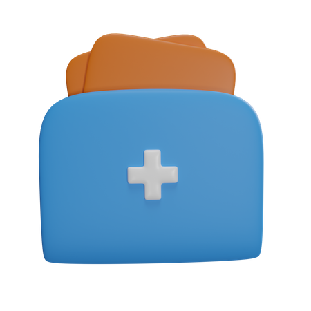 Medical Certificate  3D Icon