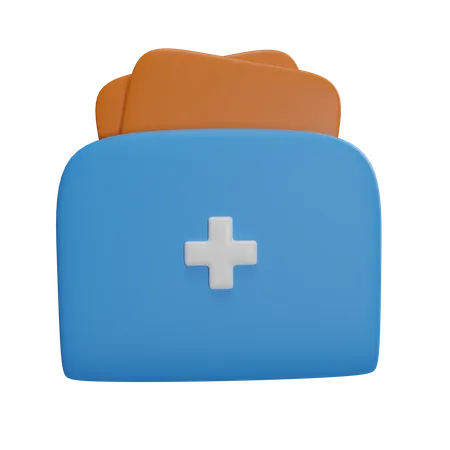 Medical Certificate  3D Icon