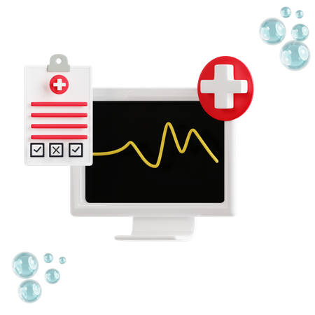 Medical Chart  3D Icon