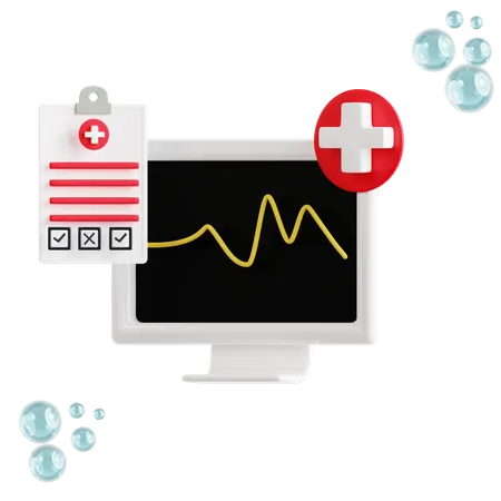 Medical Chart  3D Icon