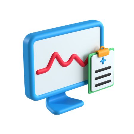 Medical Chart  3D Icon