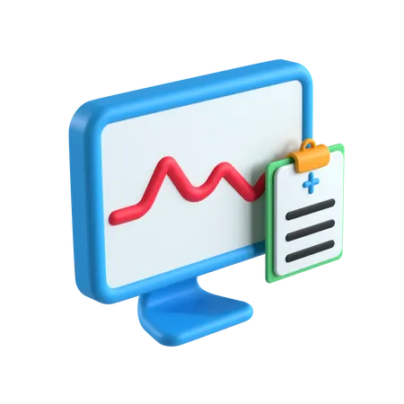 Medical Chart  3D Icon