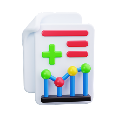 Medical chart  3D Icon