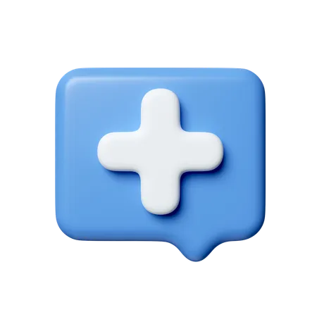 Medical Chat  3D Icon