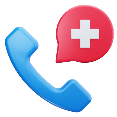 Medical Chat  3D Icon