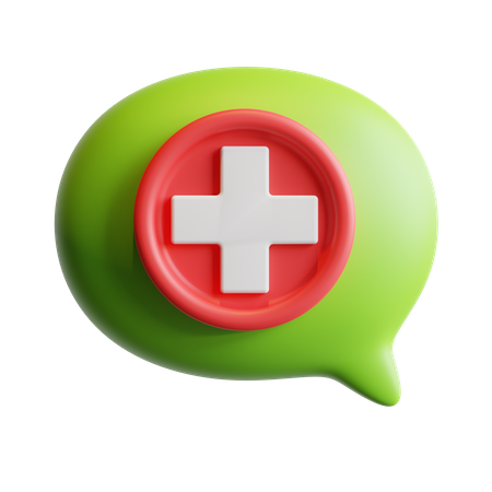 Medical Chat  3D Illustration