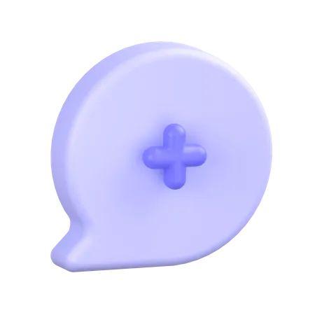 Comment Medical  3D Icon