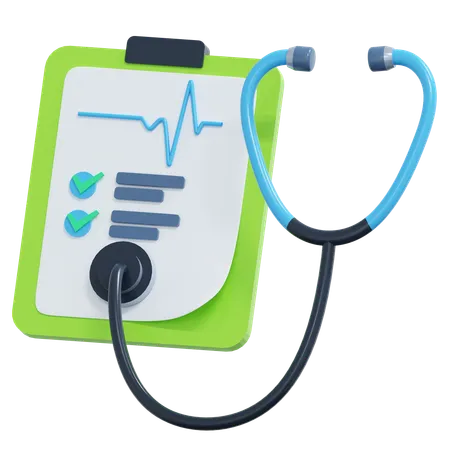 Medical Check Up  3D Icon