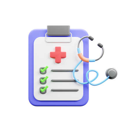 Medical Checkup  3D Icon