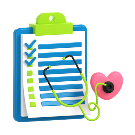 Medical Checkup  3D Icon