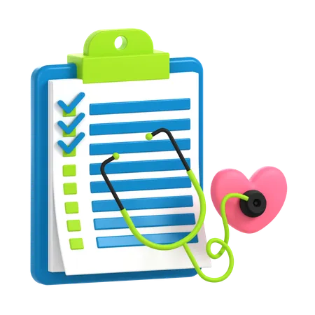 Medical Checkup  3D Icon