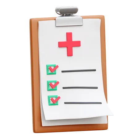 Medical Checkup  3D Icon