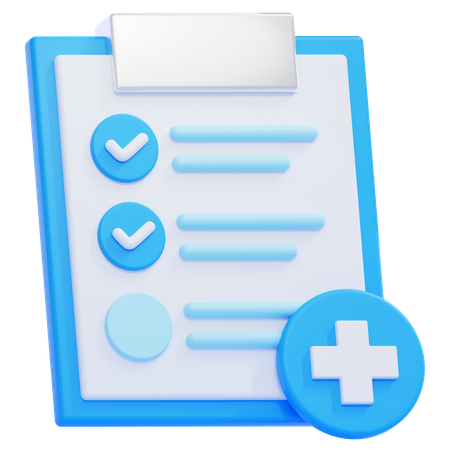 Medical Checkup  3D Icon