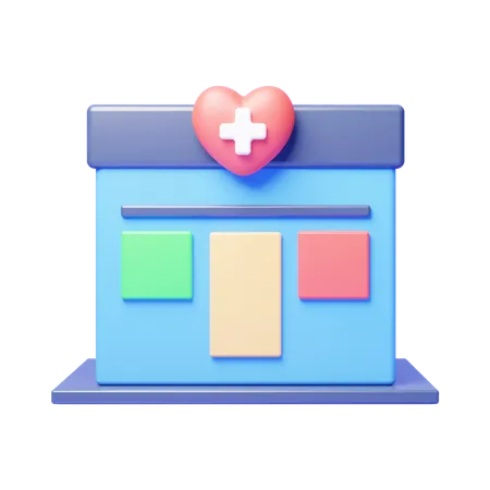 Medical Clinic  3D Icon
