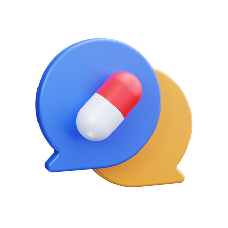 Medical Conversation  3D Icon