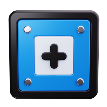 Medical Cross  3D Icon