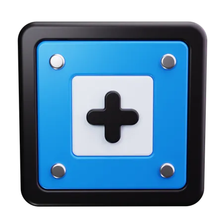 Medical Cross  3D Icon