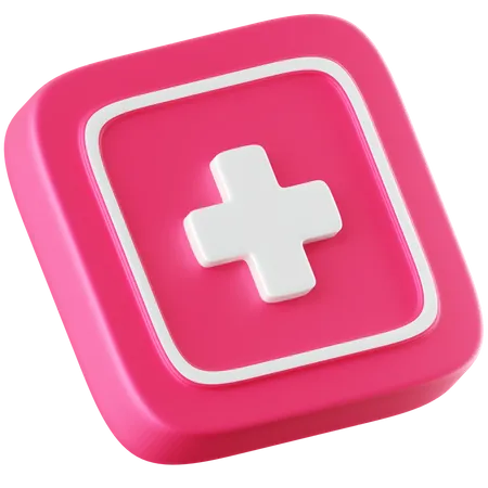 Medical Cross  3D Icon