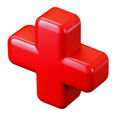 Medical Cross  3D Icon