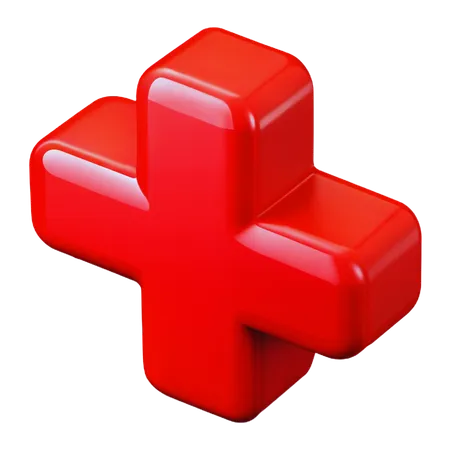 Medical Cross  3D Icon