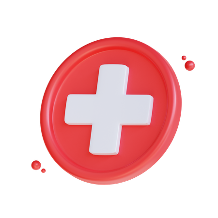 Medical Cross  3D Icon