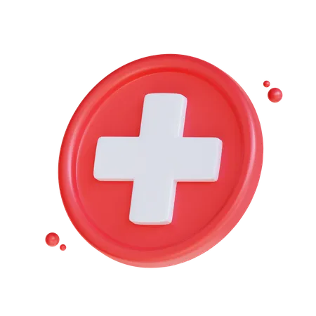 Medical Cross  3D Icon