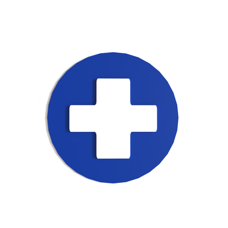 Medical Cross  3D Icon