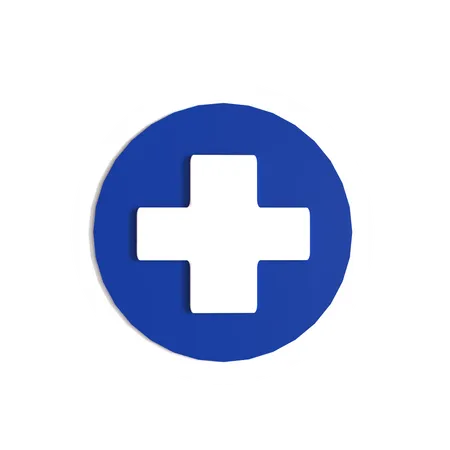 Medical Cross  3D Icon