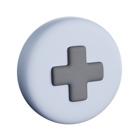 Medical Cross  3D Icon
